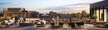 Rooftop terrace with panoramic views